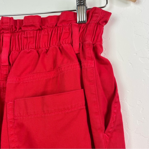 Xirena 2022 Cormick High Rise Paperbag Waist Wide Leg Pant in Red Pepper Size S - Picture 10 of 16